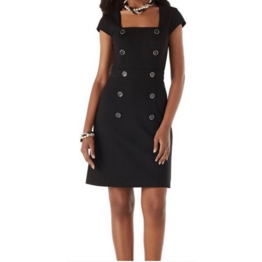White House Black Market Black Sheath Dress
